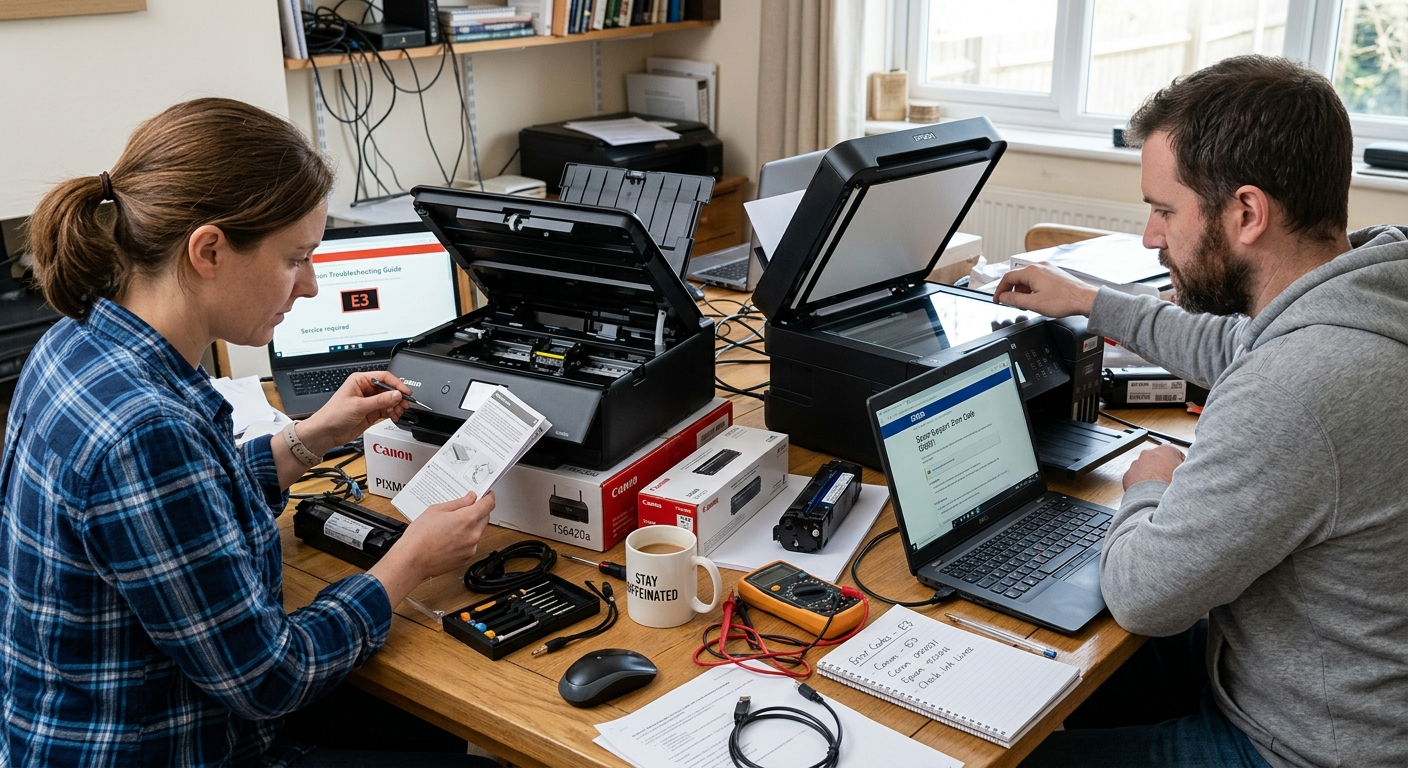 Troubleshooting Canon and Epson printers